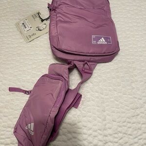 (NWT)Adidas Lilac Crossbody Bag